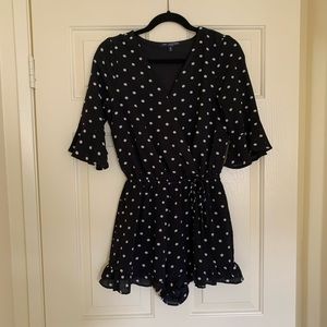 Polka dot romper